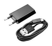 Kit de chargement kwmobile avec bloc secteur et câble de données NOIR pour Samsung Galaxy S3 i9000 S4 i9500 Note 2 N7100 S3 mini i8190 S2 i9100 i9300 LTE / BlackBerry Z10 / HTC Desire C One M7 S V X X