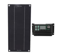 Kit de Chargeur de Batterie de Kit de Panneau Solaire 600 W 18 V, Kit de Démarrage de Panneau Solaire avec Panneau Solaire, Contrôleur de 100 A, Pince et