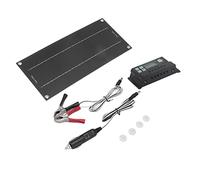 Kit de Chargeur de Panneau Solaire 600W 18V, Chargeur de Batterie Solaire Extérieur, Module de Chargeur Solaire avec Contrôleur pour Voiture RV