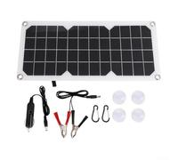 Kit de chargeur de panneau solaire compact 10 W pour aventures en plein air, chargement USB pour téléphones et caméras, parfait pour une utilisation en camping-car et camping (kit de panneau solaire)