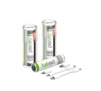 Kit de chargeur portable USB-C - Lot de 2 - Comprend tous les câbles et adaptateurs compatibles avec toutes les tablettes et smartphones, banque d'alimentation de secours rechargeable, remplacement