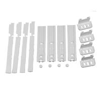 Kit de charnière coulissante de porte de décor de réfrigérateur congélateur intégré pour Smeg