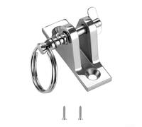 Kit de charnière de pont avec mécanisme d'inclinaison réglable pour yacht, bateau, pare-soleil, auvent de montage en acier inoxydable 316 résistant (lot de 3)