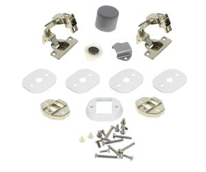 Kit de charnière d'installation authentique compatible avec SCHOLTES C00087354 / C00666271