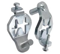 Kit de charnière en T 2 pièces très résistantes, goupilles de charnière en métal, design réglable avec revêtement en zinc, compatible avec charnières 5/8 et 3/4 pour portails de ferme, jardin et