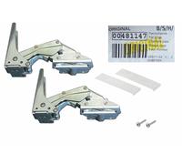 Kit de charnières BSH original 00481147 = 2 charnières pour réfrigérateur Bos...