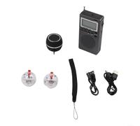 Kit de chasse avec radio et boules LED, appareil de communication paranormale portable avec haut-parleur pour recherche d'spiritueux, lot de 4 pièces pour l'intérieur et l'extérieur (4 pièces)