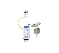 Novobain - Kit Mécanisme WC 3/6 L NF + Robinet Flotteur - Double Débit - Anti-Siphonique - Silencieux - Garantie 10 Ans