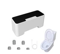 Kit de chasse d'eau sans - Chasse d'eau automatique, chasse d'eau rechargeable | Détecteur infrarouge automatique avec batterie de 1200 mAh, chasse d'eau sensible pour 180 jours de temps de