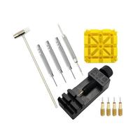 Kit de Chasse Goupille Montre Professionnel 11 Pcs, Outil Réparation pour Réglage et Raccourcissement de Bracelet Métal, Extracteur de Maillons de Précision avec Barrettes à Ressort et 3 Pointes