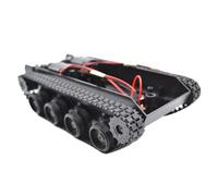 Kit De Châssis De Voiture Sur Chenilles En Caoutchouc Pour Réservoir Absorbant Les Chocs, Véhicule Sur Chenilles, Réservoir Rc, Robot Intelligent, Robot À Monter Soi-Même, Jouets