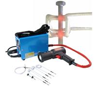 Kit de chauffage à induction sans flamme, outil de chauffage à induction magnétique portable pour éliminer les boulons rouillés, les écrous et les roulements, avec 4 bobines, le boîtier de transport