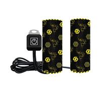 Kit de chauffage de guidon Otorcycle 12V antidérapant | 6 réglages de vitesse, antidérapant, coussin chauffant pour motoneige ATV avec commande de commutateurs