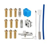 Kit de chauffage pour extrudeuse d'imprimante 3D pour artillery Sidewinder X1/Genius, cartouche chauffante à haut débit en métal thermistance buses 0,4 à 1,2 mm