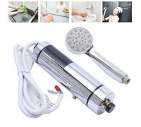 Kit de Chauffe-Eau Électrique de Douche - Mini Chauffe-Eau Chaude Instantanée avec Douche à main - Set de Chauffe-Eau sans