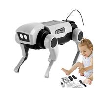 Kit De Chien Robot À Monter Soi-même, Jouet Robot Construction Éducatif Pour , D'expérimentation Scientifique Sur Chien Mécanique Avec Un Design Réaliste, Batterie Longue Durée, Pièces Lisses F