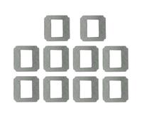 Kit De Chiffon De Vadrouille For Robot De Nettoyage De Vitres, Lingettes Carrées, Accessoire En Tissu, Compatible Avec Les Modèles Purerobo, W-S3 W-S8S W-S3S(Grey)