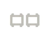 Kit de chiffons de nettoyage, compatible avec Ecovacs, Winbot, W2S et W2S Pro. Lingettes de rechange for aspirateur robot.(2Pcs)