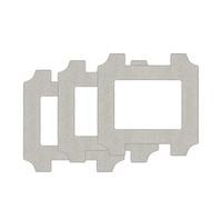 Kit De Chiffons De Nettoyage For Aspirateur Robot Ecovacs Winbot W2S W2S Pro, Tampons De Rechange For Vitres(3pcs)