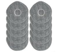 Kit de chiffons de rechange pour Eufy X9 X9 Pro avec microfibre lavable, pièces de rechange compatibles pour aspirateur robot, disponibles en lot de 4 ou 10 (lot de 10)
