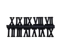 Kit de chiffres d'horloge à quartz, chiffres arabes et chiffres romains, outils de réparation numériques (chiffres romains noirs)