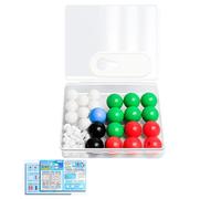 Kit de chimie moléculaire pour étudiant et enseignant - Aide à l'enseignement des sciences en classe - Kits moléculaires - Atomes de chimie - Outil d'enseignement scolaire