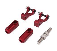 Kit de chute avant arrière, 5 pièces/ensemble ATV avant arrière abaissement Kit de chute en alliage d'aluminium de remplacement pour Raptor 350 660 700(rouge)