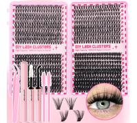 Kit de cils en grappe 320/600/790 - Essentiel quotidien et fête avec des longueurs mixtes et assorties! Parfait pour un glamour sans effort à tout moment 16 rows 30 40 50D
