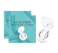 Kit de cils magnétiques avec applicateur, pas de colle nécessaire, cils magnétiques faciles à installer et à enlever, cils magnétiques sans eye-liner, réutilisables et aspect naturel