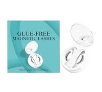 Kit de cils magnétiques avec applicateur, pas de colle nécessaire, cils magnétiques faciles à installer et à enlever, cils magnétiques sans eye-liner, réutilisables et aspect naturel