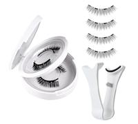 Kit De Cils Magnétiques - Faux Cils Sans Colle, Extensions De Maquillage Réutilisables | Clip Applicateur À Double Aimant, Cosmétiques Quantiques Légers Pour Les Yeux, Aspect Naturel, Pour La Maison,