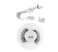 Kit de cils magnétiques - Kit de faux cils doux et durables avec applicateur | Faux cils réutilisables | Faux cils magnétiques sans colle, pour usages multiples, femmes et filles