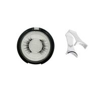 Kit de cils magnétiques - Non, sans eyeliner, double cils magnétiques avec applicateur, aimants doux, facile à porter, 4 cils, aspect naturel, confort toute la journée