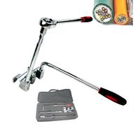 Kit de cintreuse de câbles manuelle 10KV, outil de cintrage de câbles manuel portable, cintreuse de tubes portative avec boîte à outils pour fils et câbles métalliques, clé à cliquet