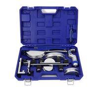 Kit de cintreuse de tubes avec cintrage inversé, cintreuse de tubes à cliquet pour CVC avec 5 matrices, machine à cintrer les tuyaux en cuivre pour climatisation de 3/8" à 7/8"