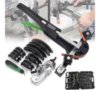 Kit de cintreuse de tubes CVC avec cliquet et 7 matrices durables pour une réparation efficace de la réfrigération - Parfait pour les professionnels et les amateurs de bricolage