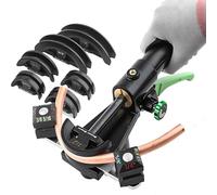 Kit de cintreuse hydraulique manuelle pour tuyaux en cuivre avec 7 matrices, cintreuse de tubes en cuivre de 6,35 mm à 2,2 cm, courbure à 90°, pour réparation de climatisation de réfrigérateur