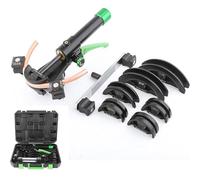 Kit De Cintreuse Hydraulique Pour Tubes, Cintreuse À 90° Pour Tubes En Cuivre, Cintrage Avant Et Arrière, Diamètres 1/4" À 7/8", Avec 7 Matrices, Robuste Pour Applications CVC, Climatisation Et Réfrig