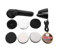 Kit de Cirage de Chaussures électrique, cireuse de Chaussures électrique, Brosse, Nettoyeur de poussière, kit d'entretien du Cuir, Rechargeable par USB, pour Hommes et Femmes