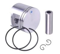Kit de circlips d'anneau d'axe de Piston de 49mm, Compatible avec le remplacement de cylindre de moteur de tronçonneuse MS390 11270302005(5 Sets)
