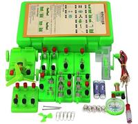 Kit de circuit base laboratoire physique - feu circulation générateur d'énergie éolienne électro-aimant chariot à double commande ensemble d'expérimentation scientifique