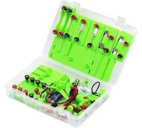 Kit de circuit découverte l'électricité base - Ensemble complet d'expérimentation scientifique en physique avec matériaux et appareils