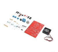 Kit de circuit électronique pour détection de gaz nocif - Alarme réglable et déclencheur de ventilateur - Planche d'entraînement à souder - 116 x 74 mm