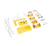 Kit de Circuit Scientifique Comprenant Un kit de Projet de Technologie électrique, Un Support de Batterie, Une Ampoule et Une lumière LED, Un matériau ABS