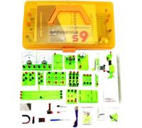 Kit de circuits série simple - Expériences sonnette, cellules solaires et d'électro-aimants avec des broches aimants en cuivre