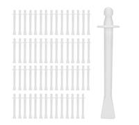 Kit de Cire de Cheveux de Nez, Suppose de Coiffure Nasale Bâton de Cire 60pcs Applicateurs de Cire Jetable Bâtons de Cire de Nez pour le Nez, les Sourcils et les Poils à Lèvres