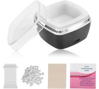 Kit De Cire De Nez Pour Homme Et Femme - Kit Chauffe-Cire Rapide Usb 4 En 1 - 10 Bâtonnets De Nez - 10 Bâtonnets En Bois - 5 Pastilles D'Huile De Traitement - 1 Machine - Grains De Cire 100 [Z2568]