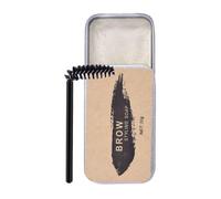 Kit de cire de savon à sourcils naturel 20 g avec brosse longue durée pour femme