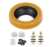 Kit de cire de toilette avec boulons en laiton pour une installation sûre et compatibilité avec différents modèles de toilettes