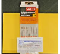 Kit De Ciseaux À Bois Et Burins Série 7 Pz.Crv Professionnel Code 1463144